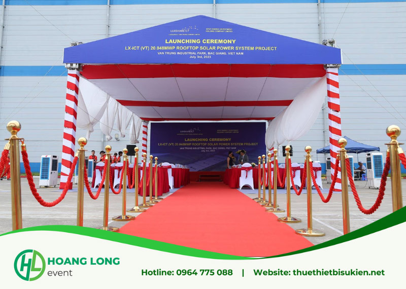 giá thuê dù sự kiện tại hà nội